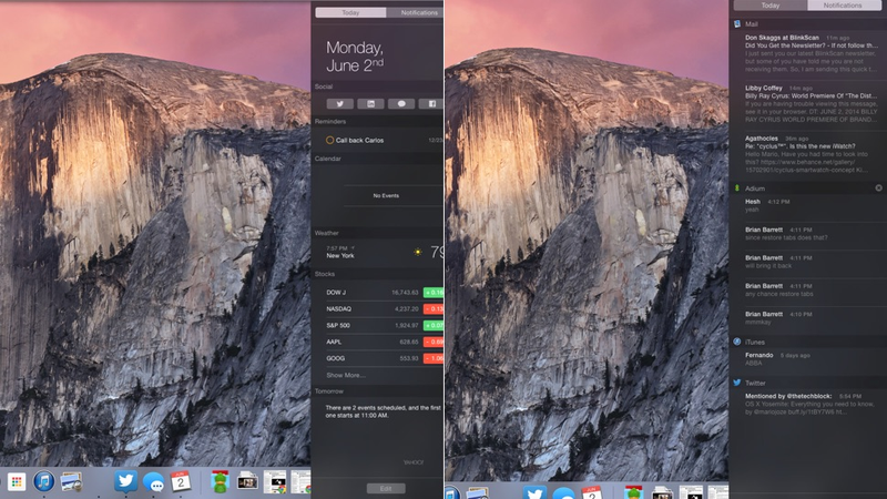 Illustration for article titled OS X Yosemite Preview: All the New Features for Your Mac
